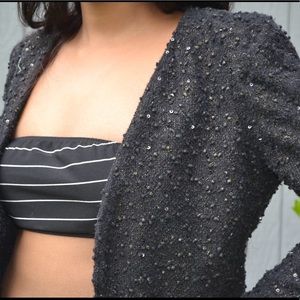 🏷 Sequins and Shimmer Blazer